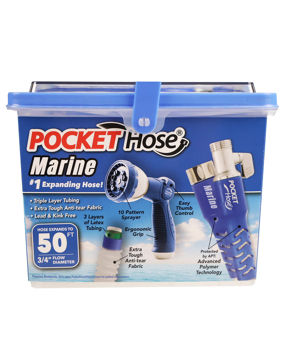 50ft Marine Pocket Hose