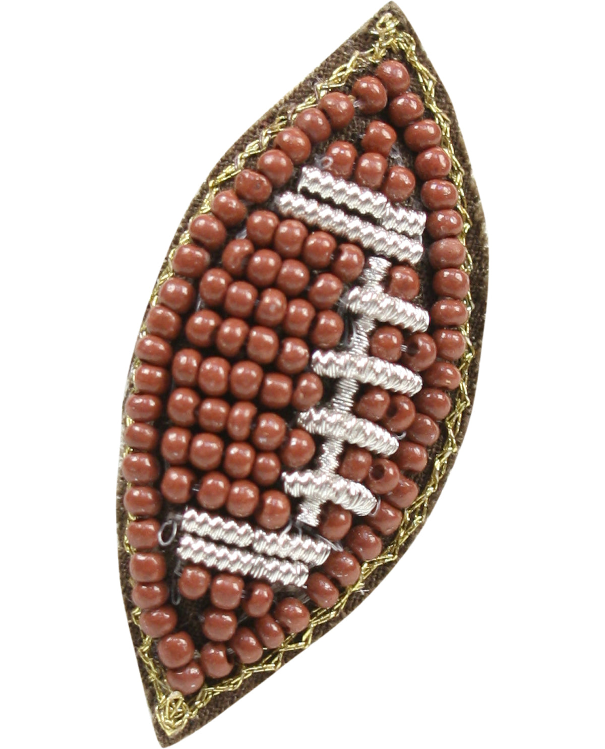 Football Beaded Earrings