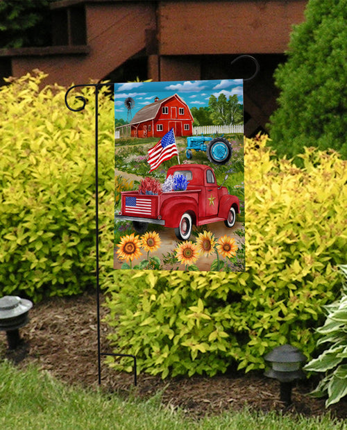 Land Of The Free Garden Flag