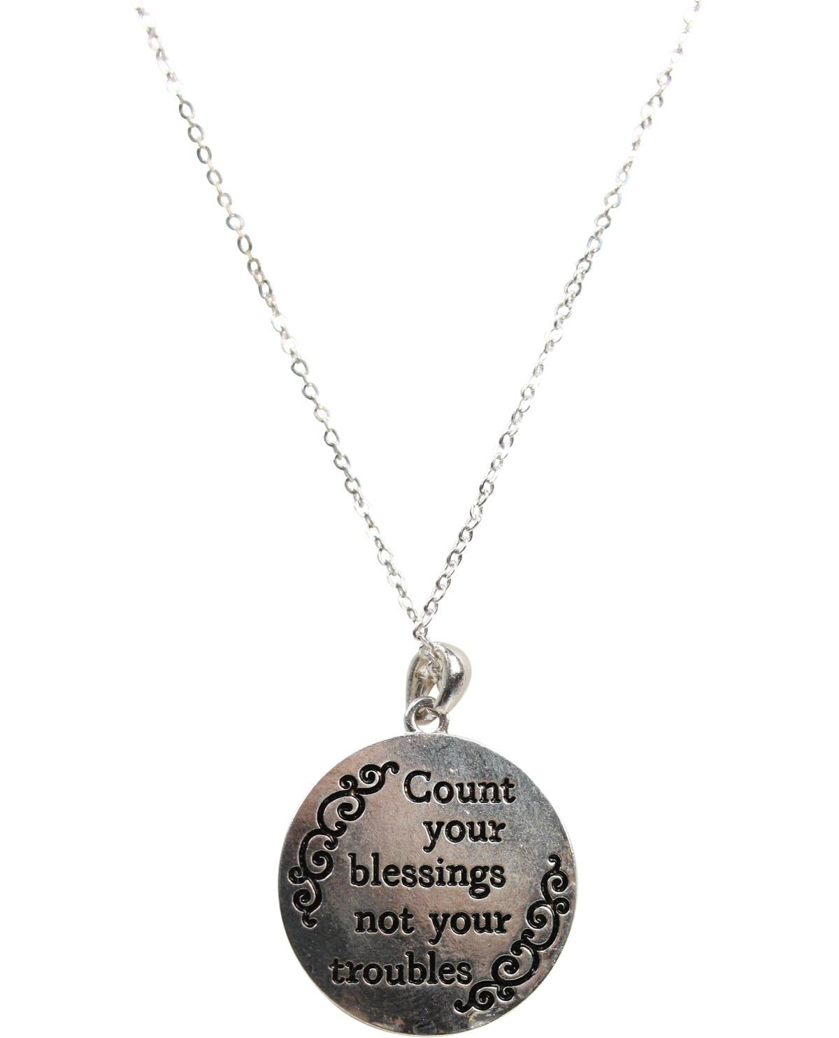 Count Your Blessings Religious Necklace Set