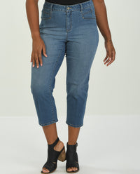 D Jeans Straight Leg Ankle Jean
