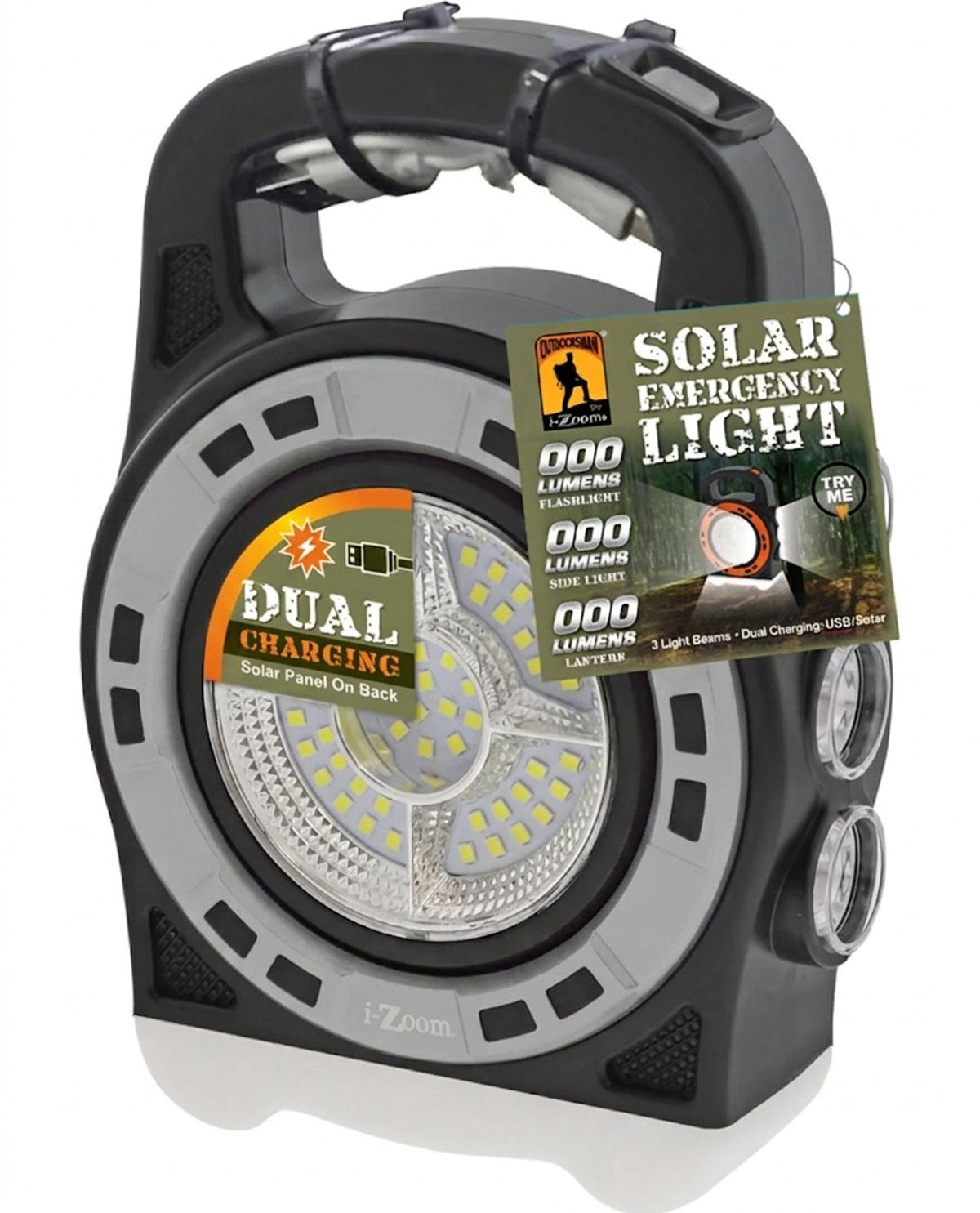 Solar Emergency Dual-Charge Light