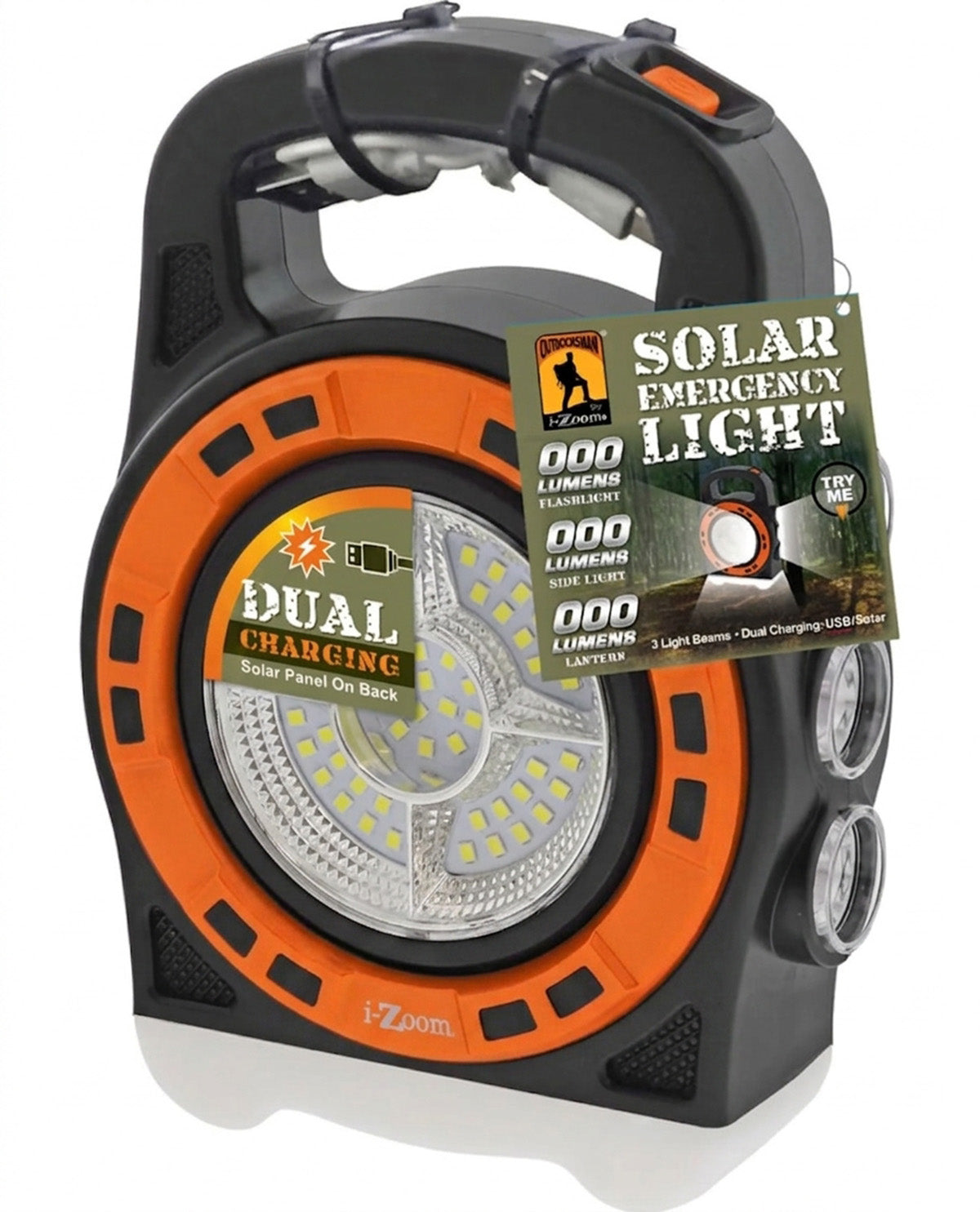 Solar Emergency Dual-Charge Light