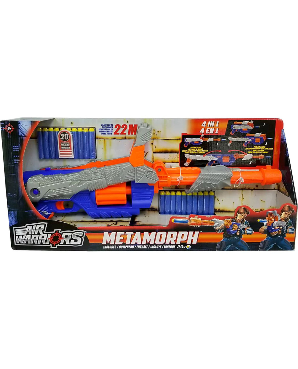 Air Warriors Meta Morphing Dart Gun