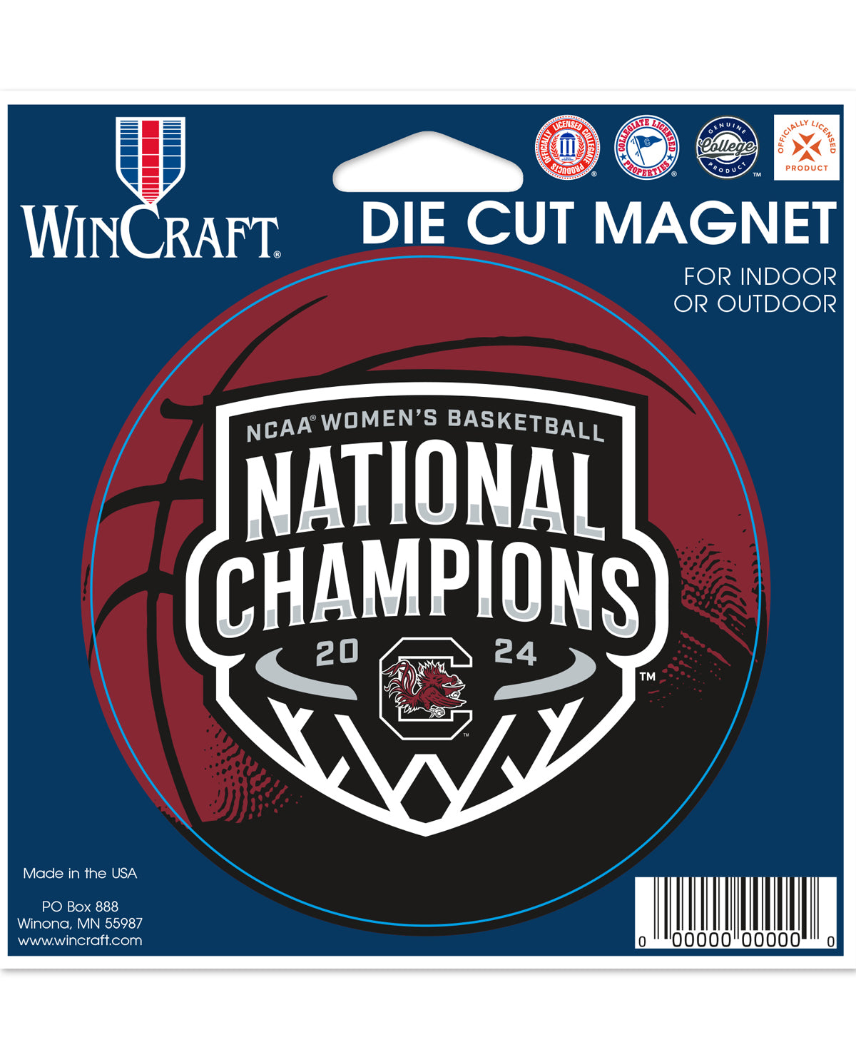 USC Women's Basketball National Championship 5" Die Cut Magnet
