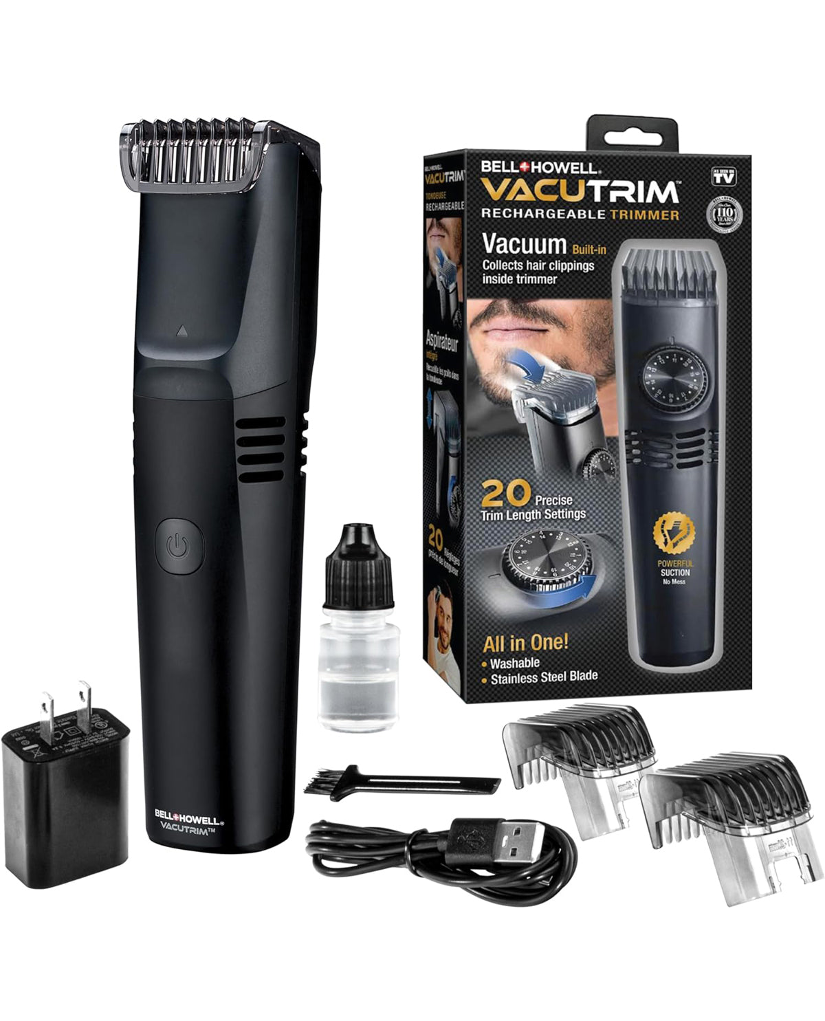 Vacutrim Cordless & Rechargeable Electric Shaver