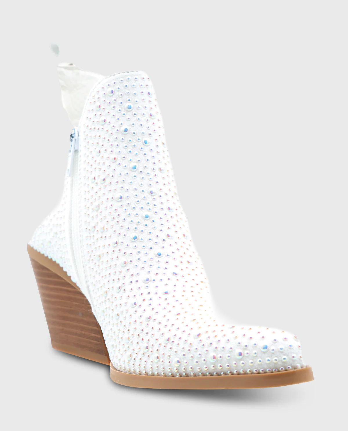 Pierre Dumas Wilder White Pearl Boot