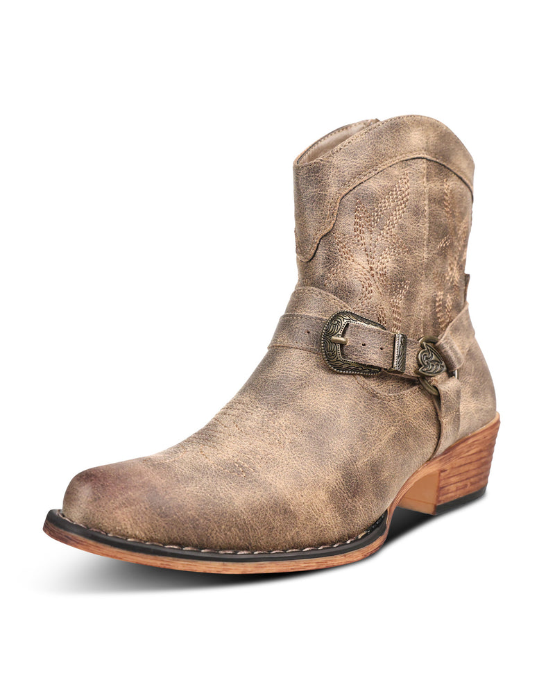 Pierre Dumas Kaylee Western Boot Taupe
