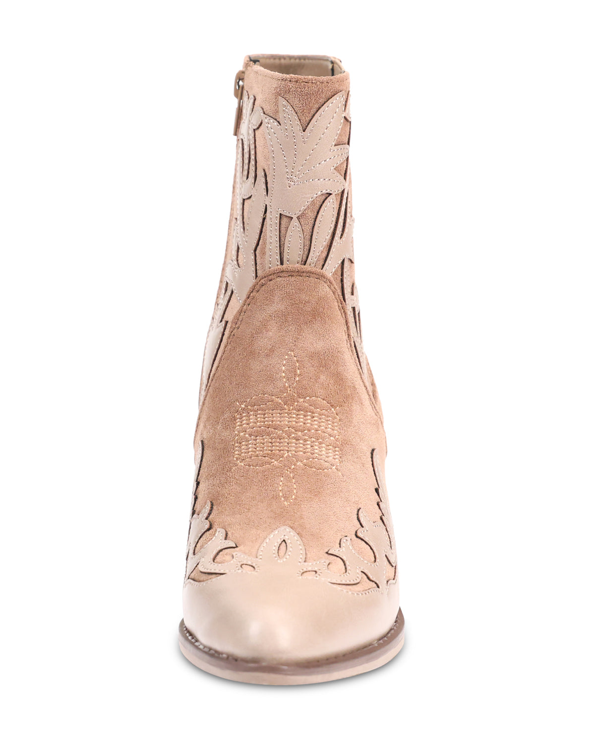 PIERRE DUMAS TOOLED BOOT TAUPE