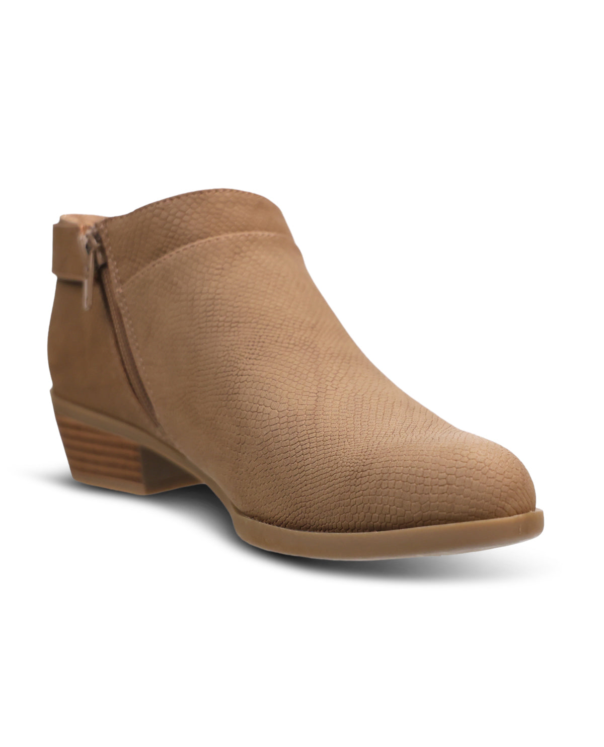 Alexi Nubuck Mushroom Below Ankle Boot