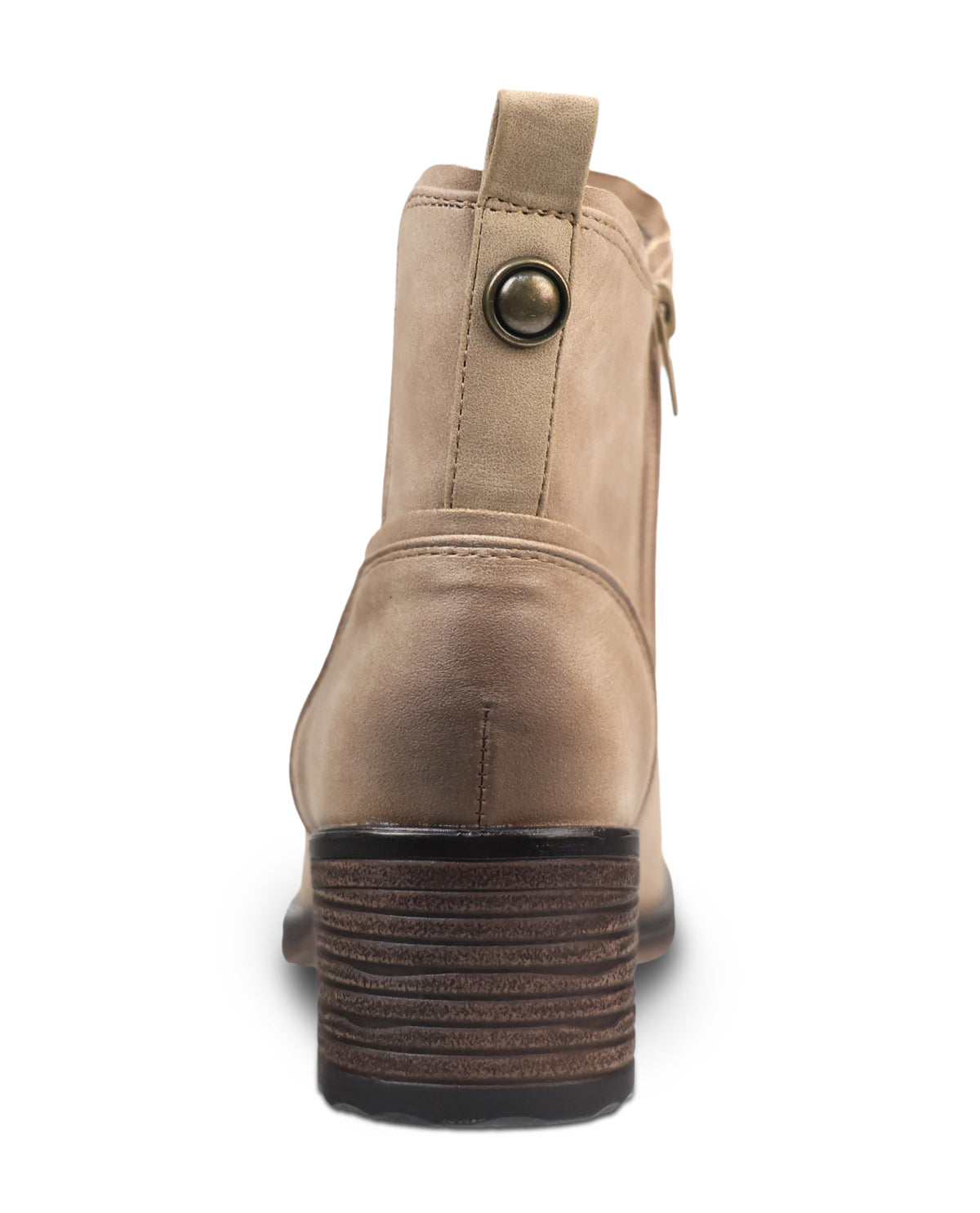 Pierre Dumas Burnished Toe Boot Taupe