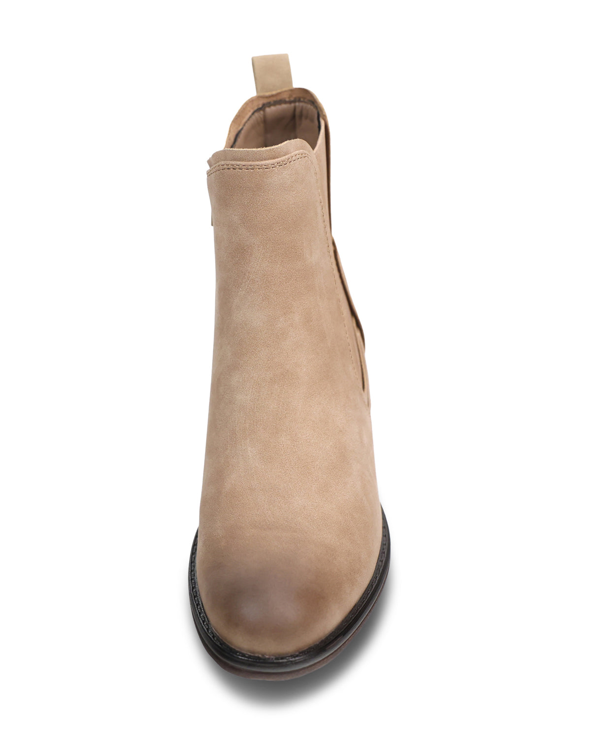 Pierre Dumas Burnished Toe Boot Taupe