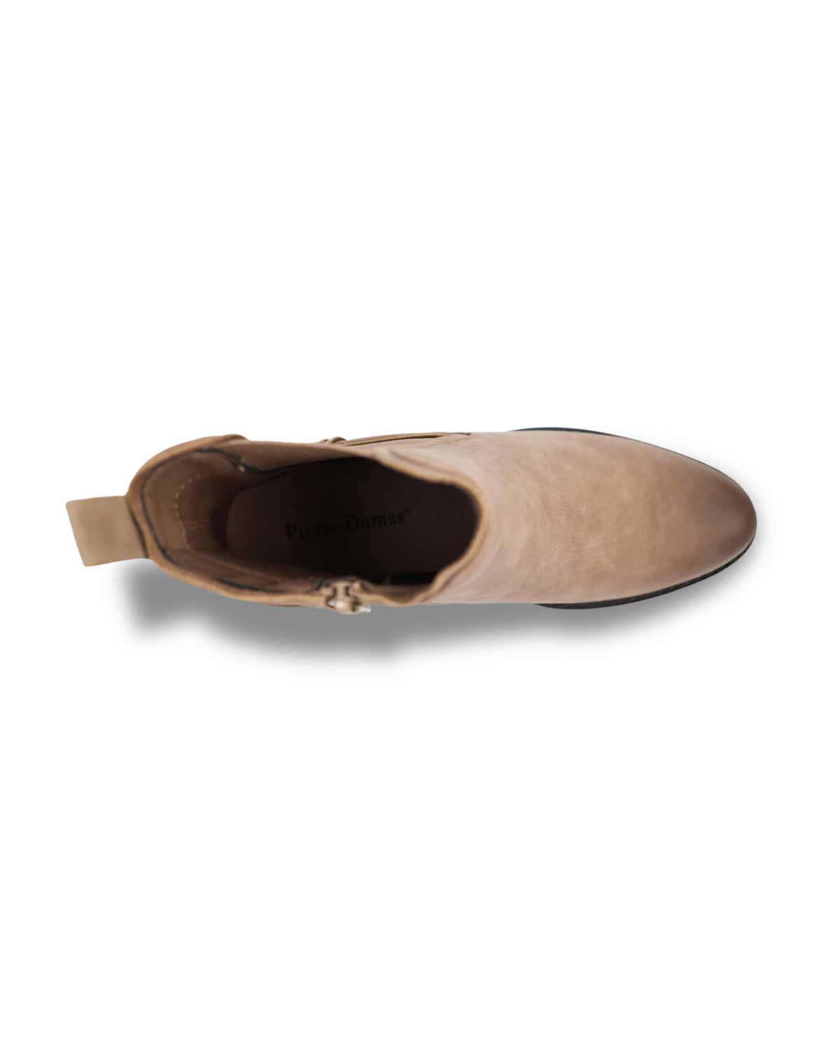 Pierre Dumas Burnished Toe Boot Taupe