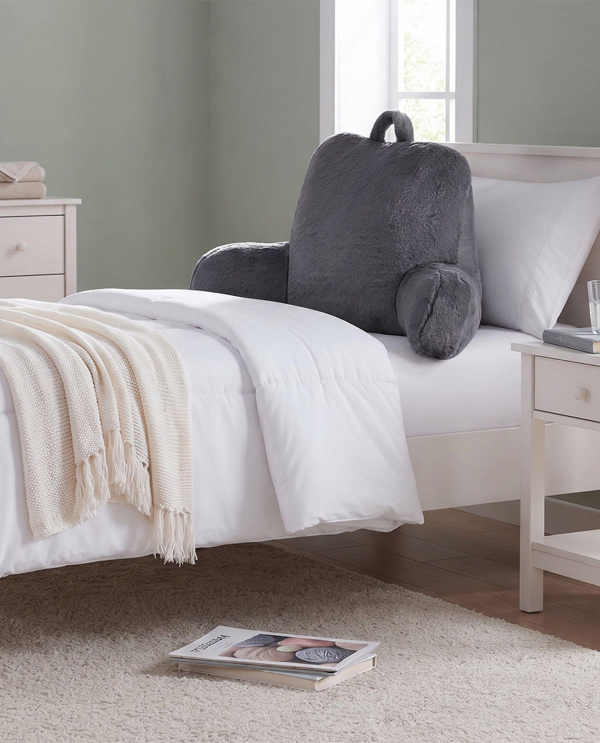 Fur Bedrest Grey