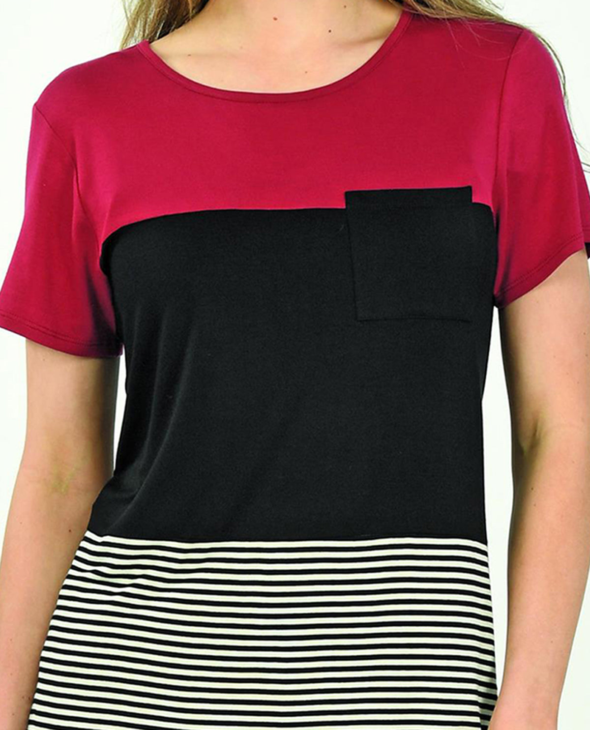 Heimish Game Day Color Block Pocket Tee