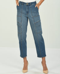 D Jeans Straight Leg Ankle Jean