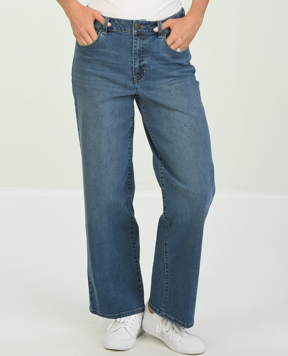 D Jeans Basic Wide Leg Jean