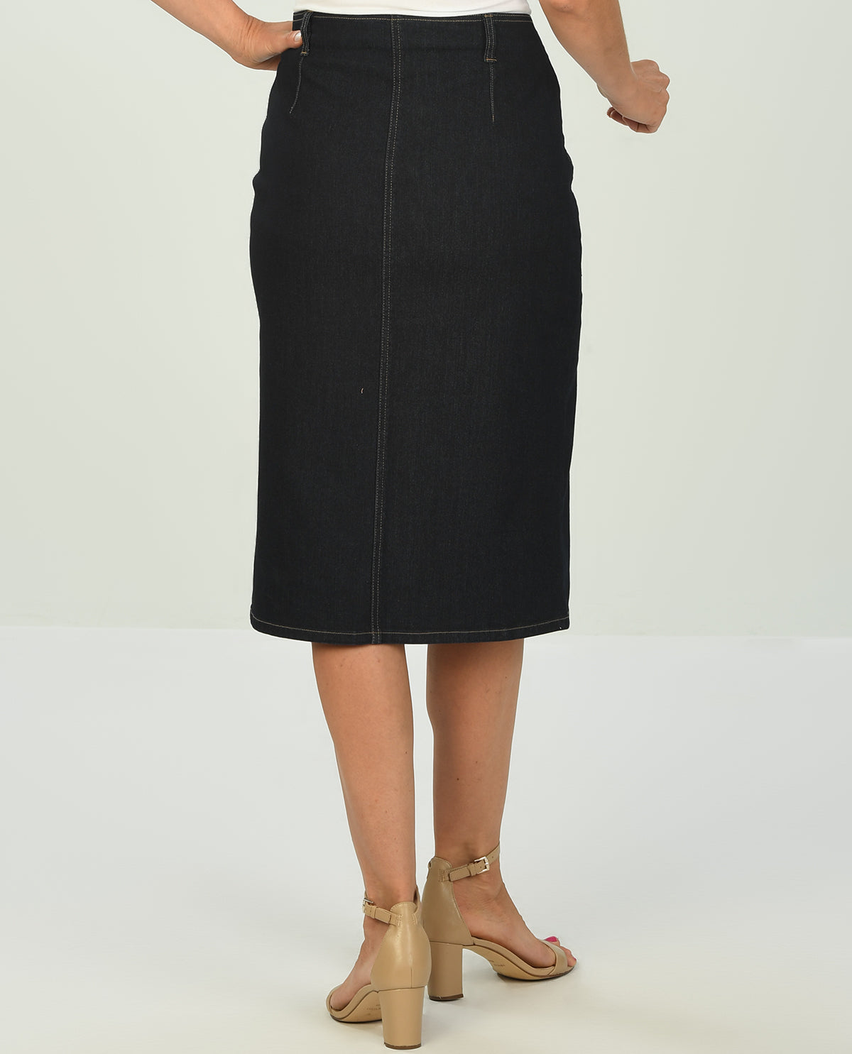 D Jeans Utility Midi Skirt