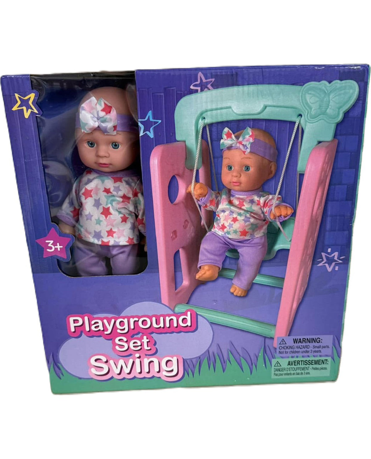 Baby Doll Playground Set with Swing