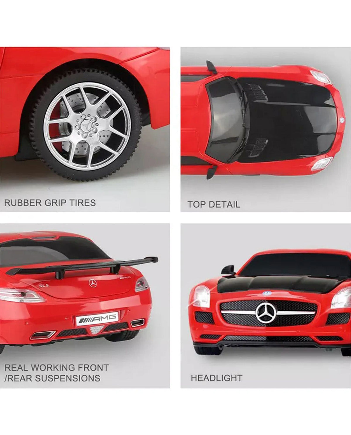 Red Mercedes Benz SLS AMG GT Final Edition Remote Control Car