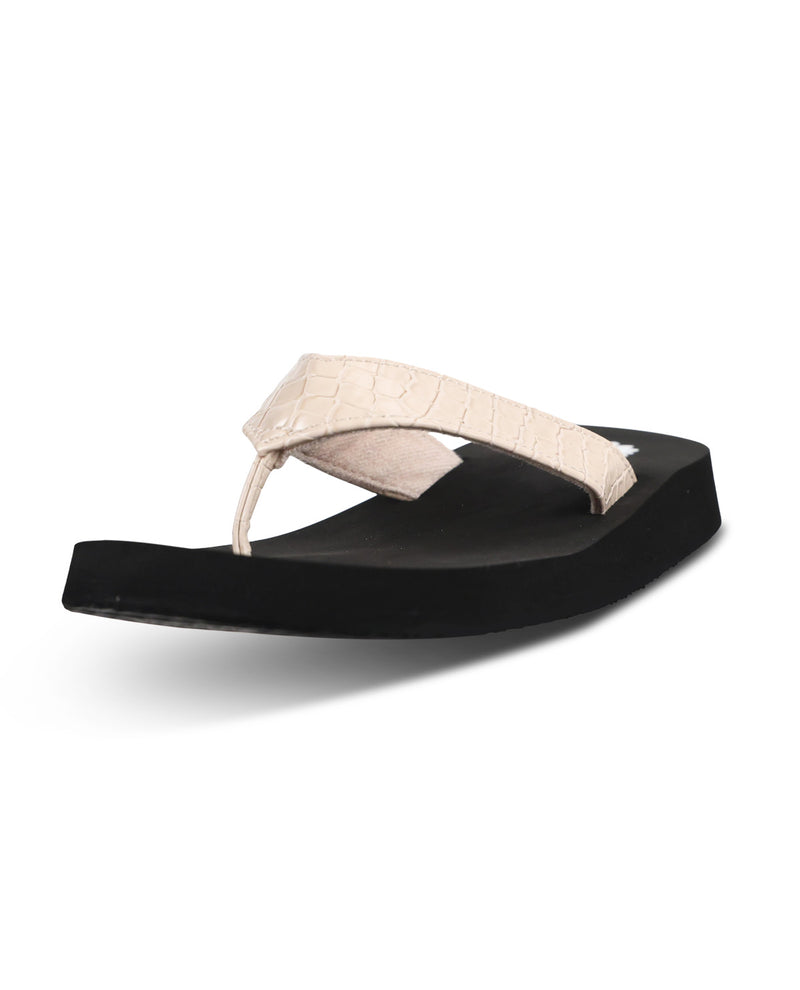 Yellow Box Fiorela Sandal Ivory
