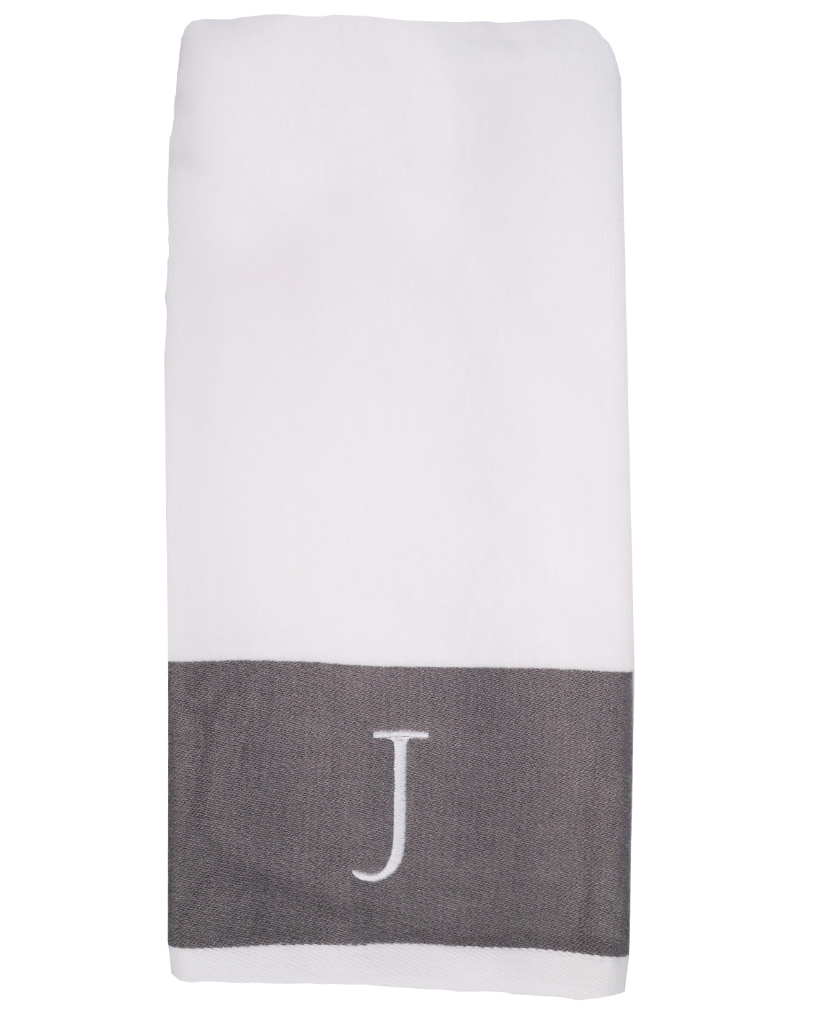 J Monogram Hand Towel