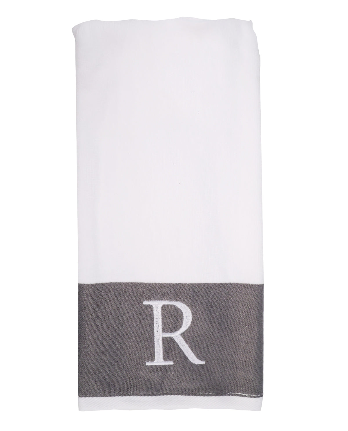 R Monogram Hand Towel