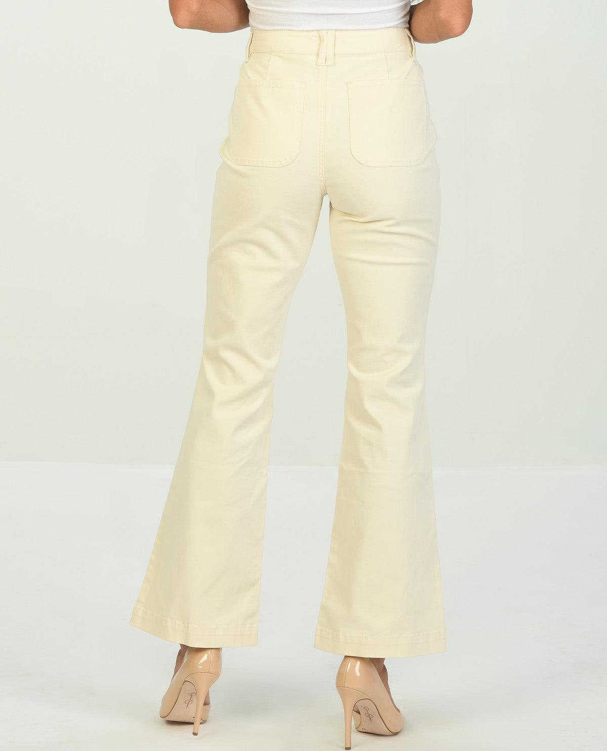 D Jeans Flap Pocket Flare Pant