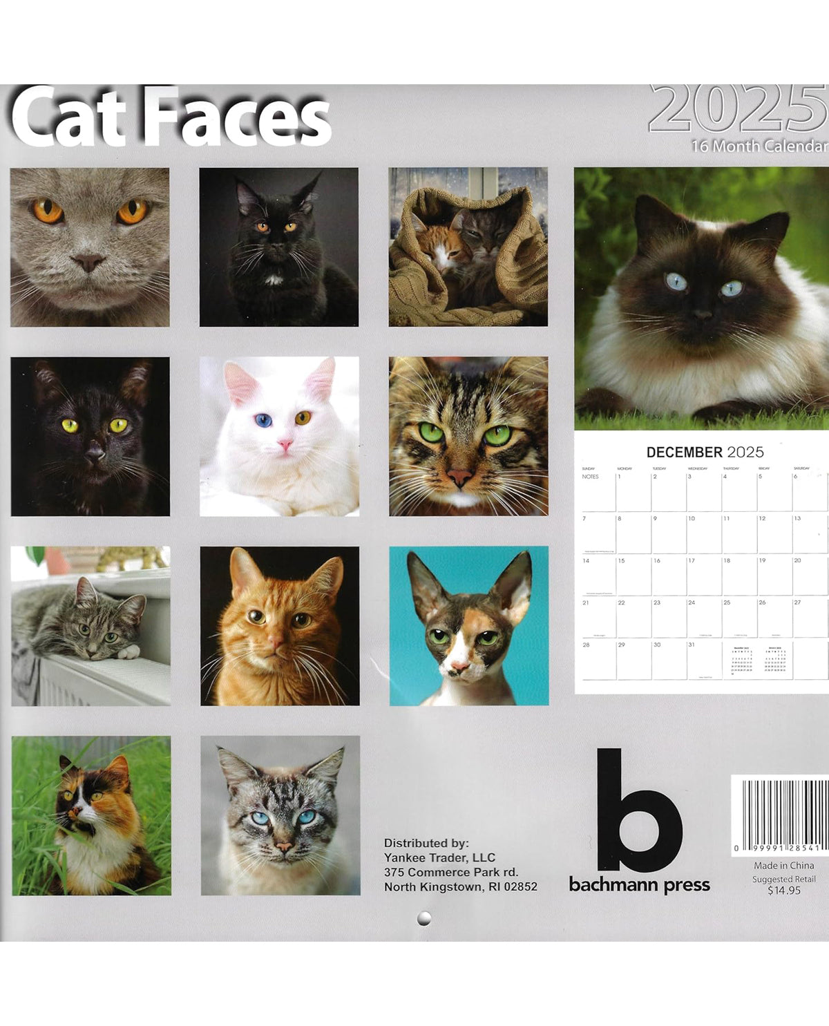 2025 Assorted 16 Month Calendars