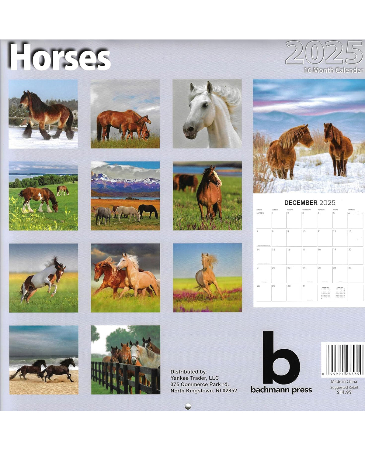 2025 Assorted 16 Month Calendars