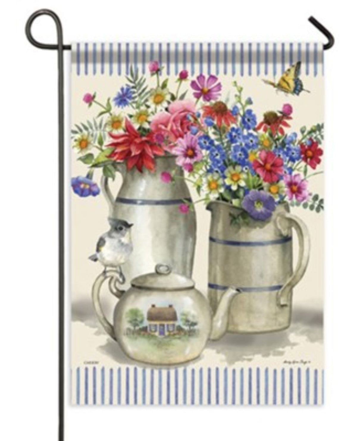 Cottage Bouquets Garden Flag