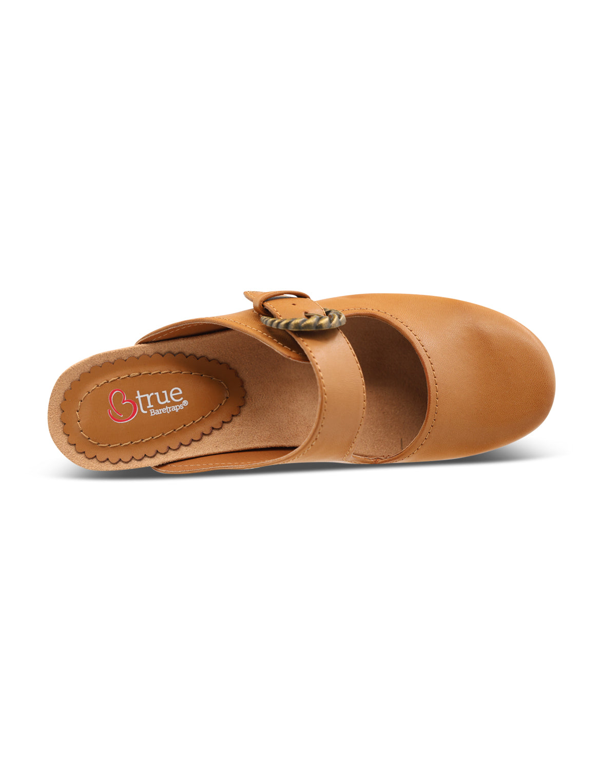 Baretraps Betty Mule Caramel Wedge