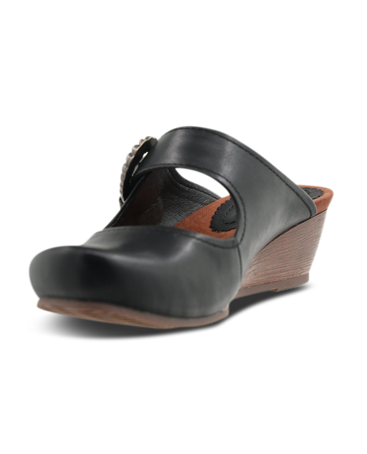 Baretraps Betty Mule Casual Wedge Shoe