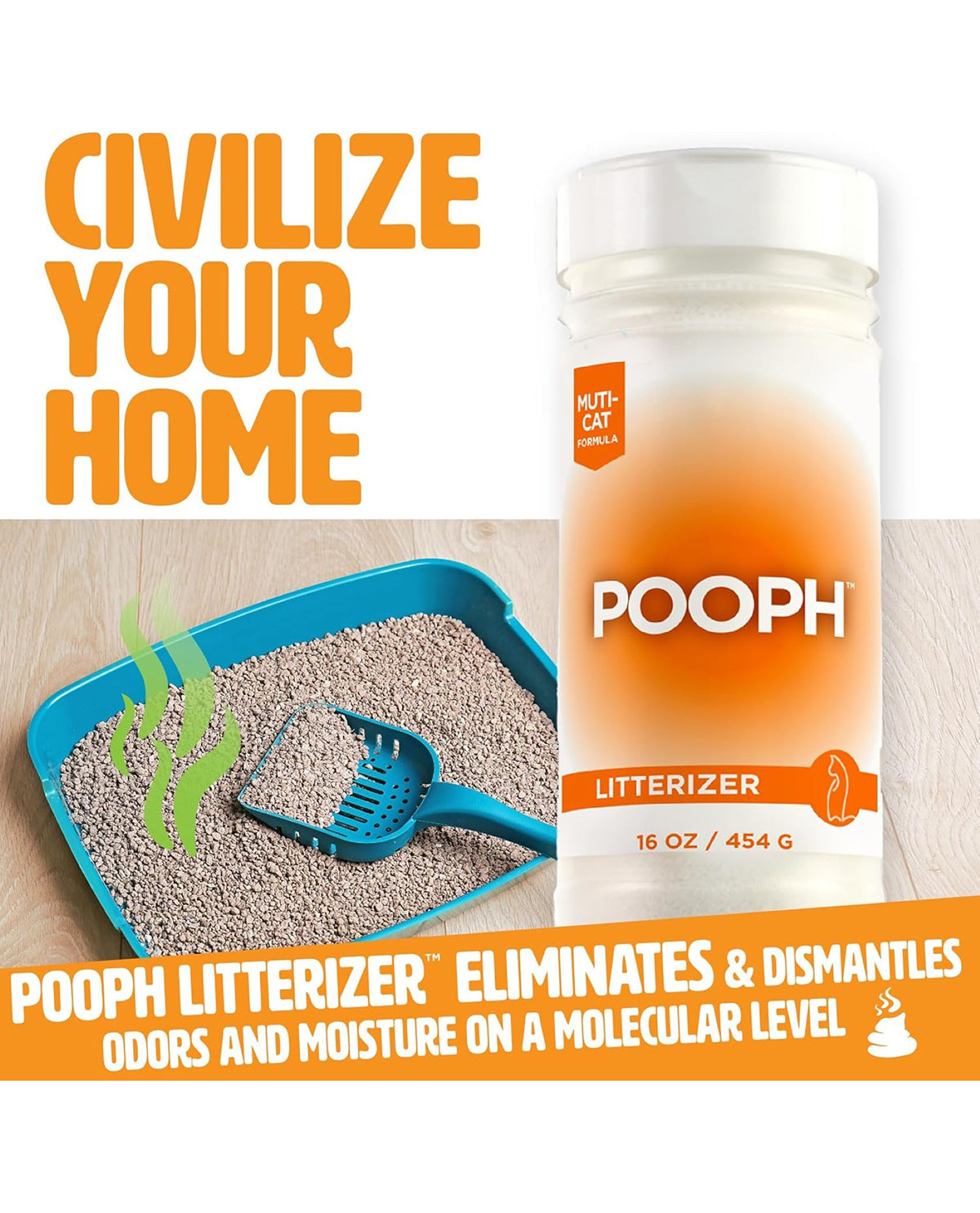 Pooph Litterizer - Litter Box Civilizer