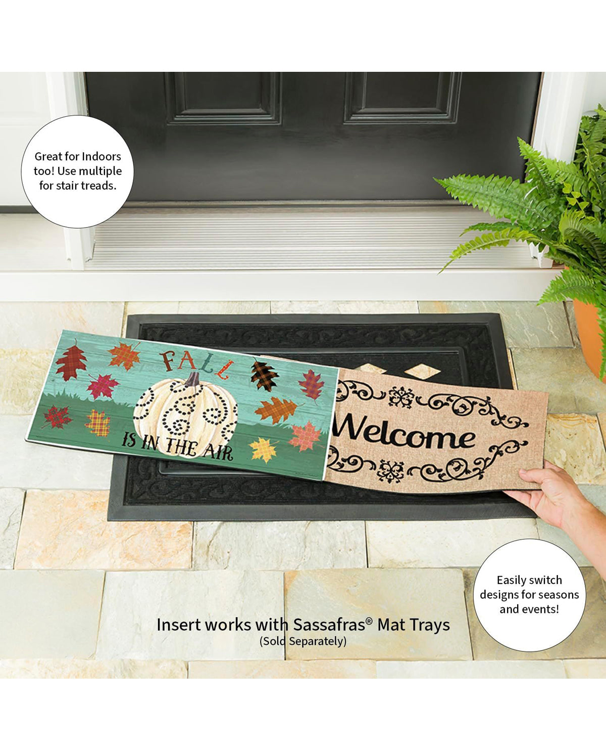 We Love Fall Sassafras Switch Doormat