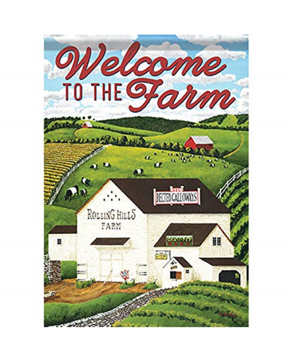 Welcome to the Farm Garden Flag