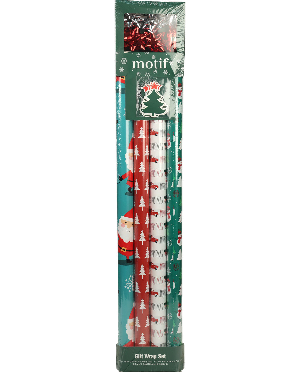 Merry Christmas Tree Premium Gift Wrap Set