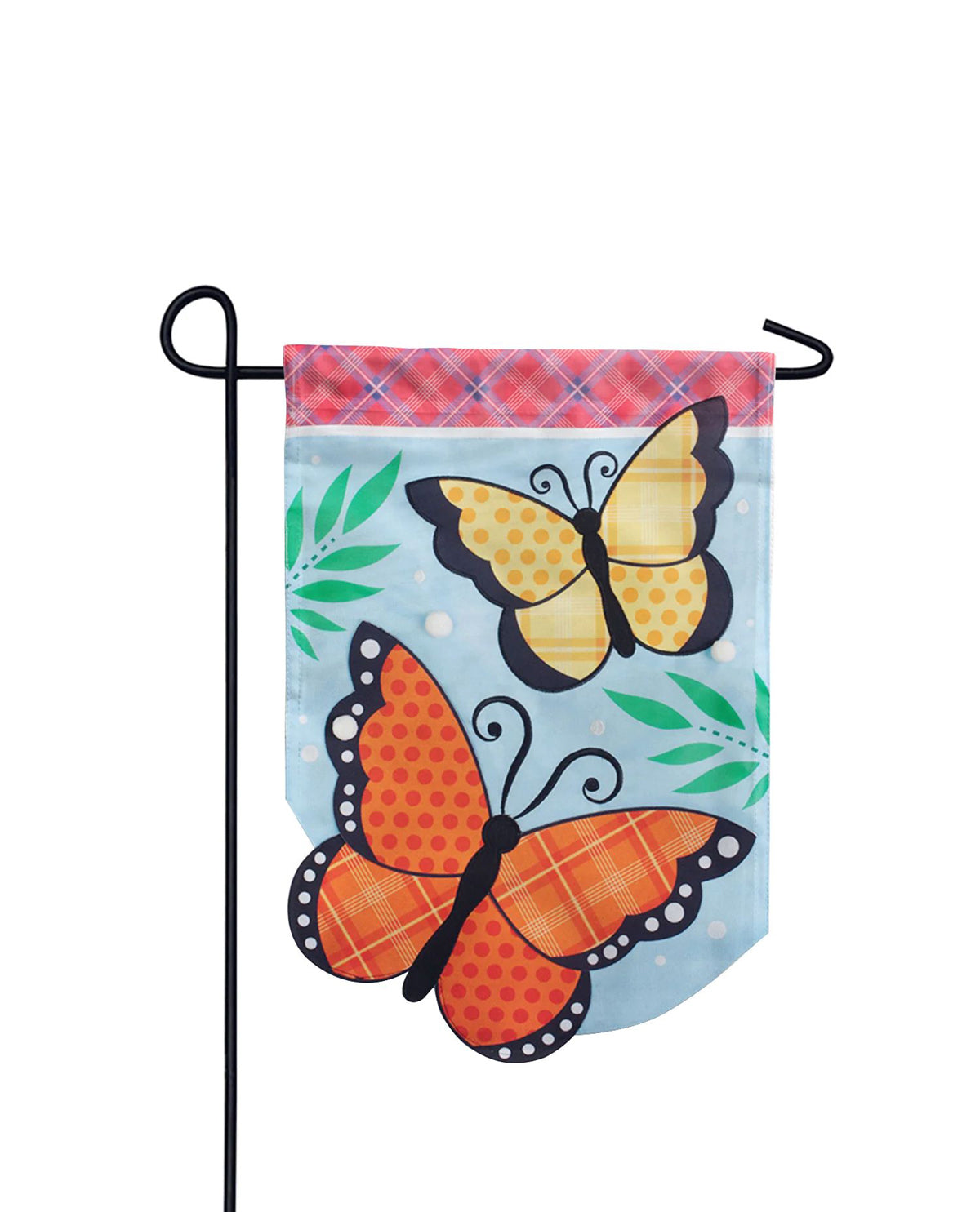 Butterflies Garden Applique Flag