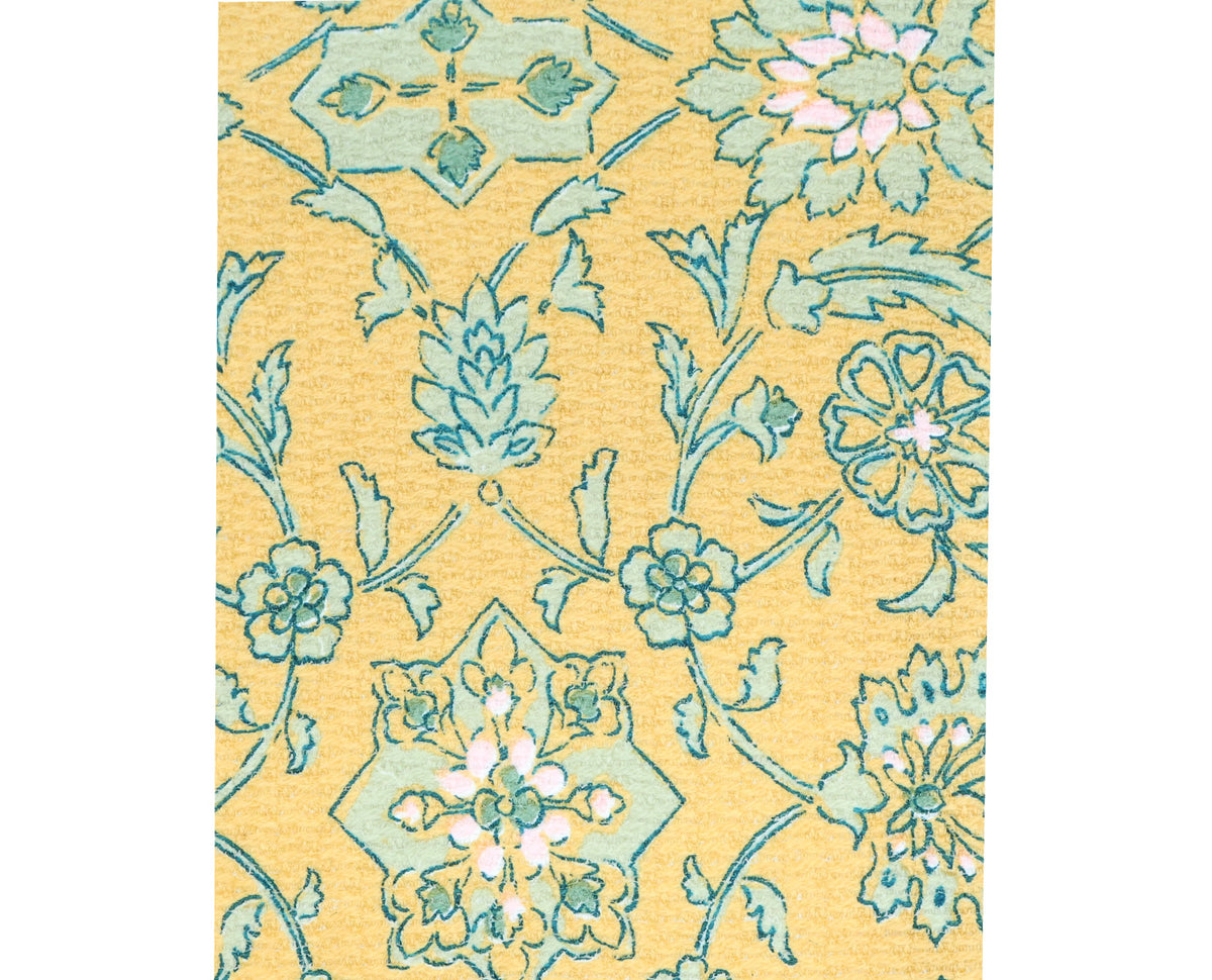 Patine Vie Carline Canary Floral Kitchen Towel Set