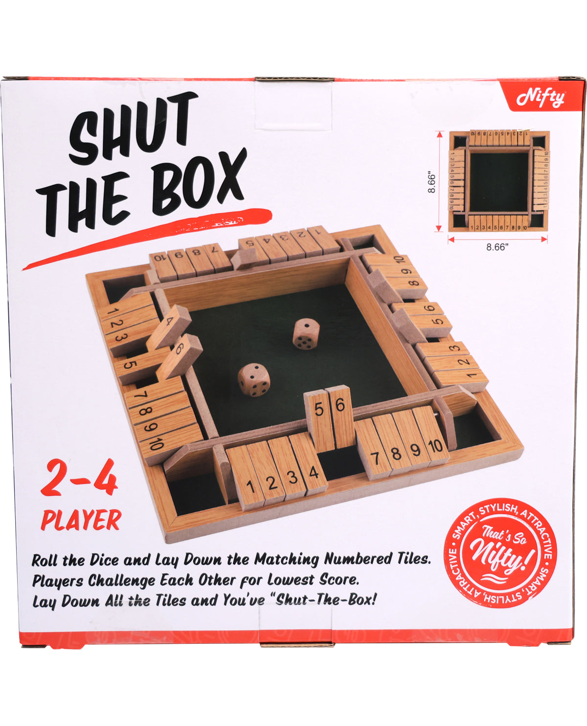 Shut The Box Strategy Game