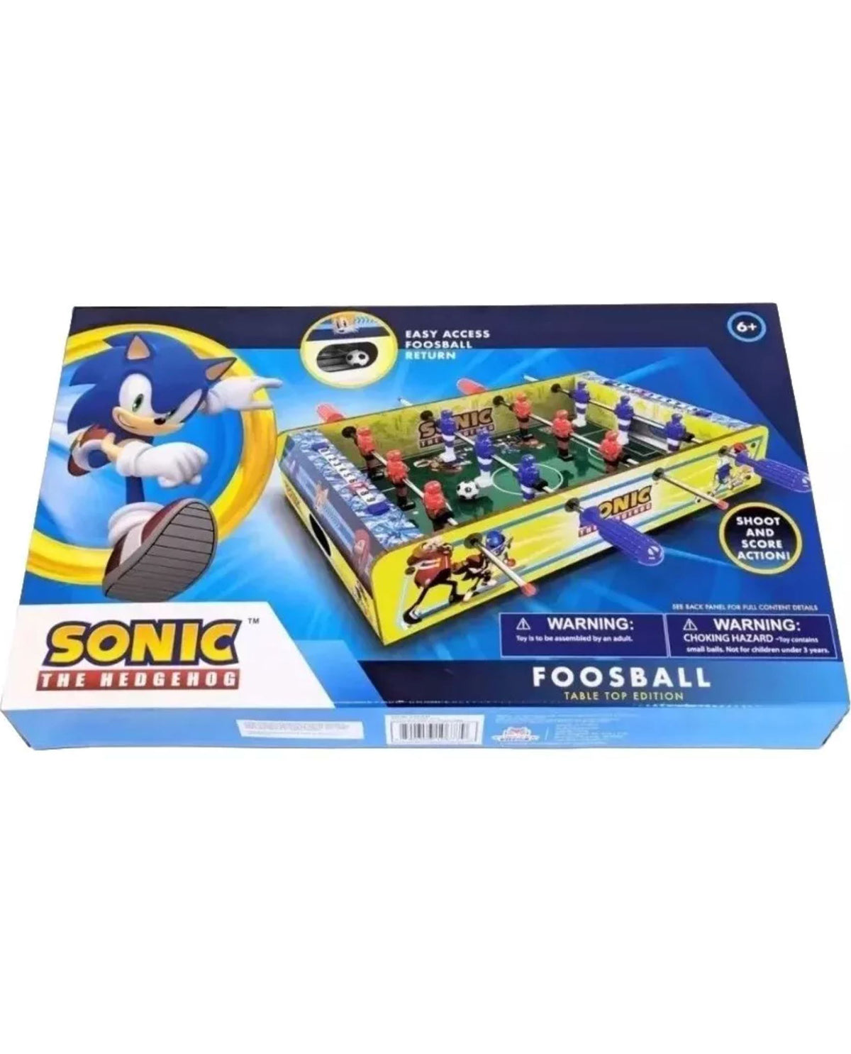 Sonic The Hedgehog Wooden Foosball Table