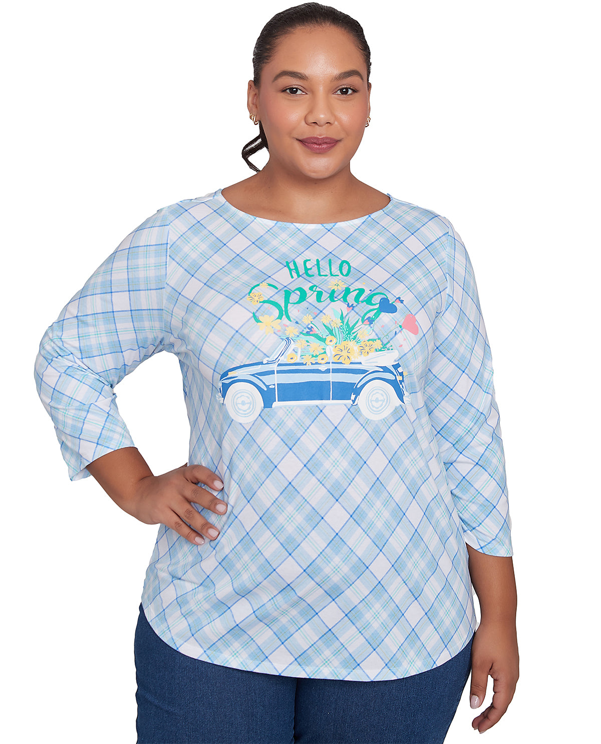 Ruby Road Women's Must Haves Hello Spring Knit Top