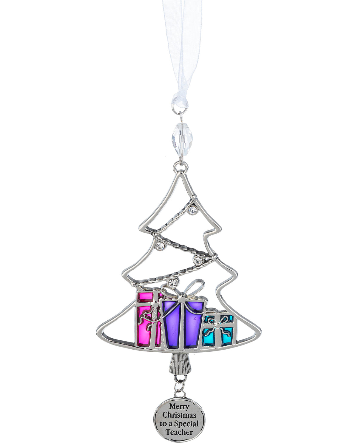 Merry Christmas To A Special Teacher Holiday Ornament