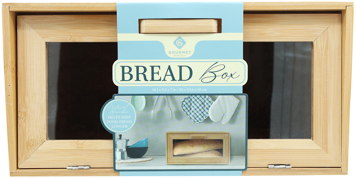 Natural Bamboo Bread Box