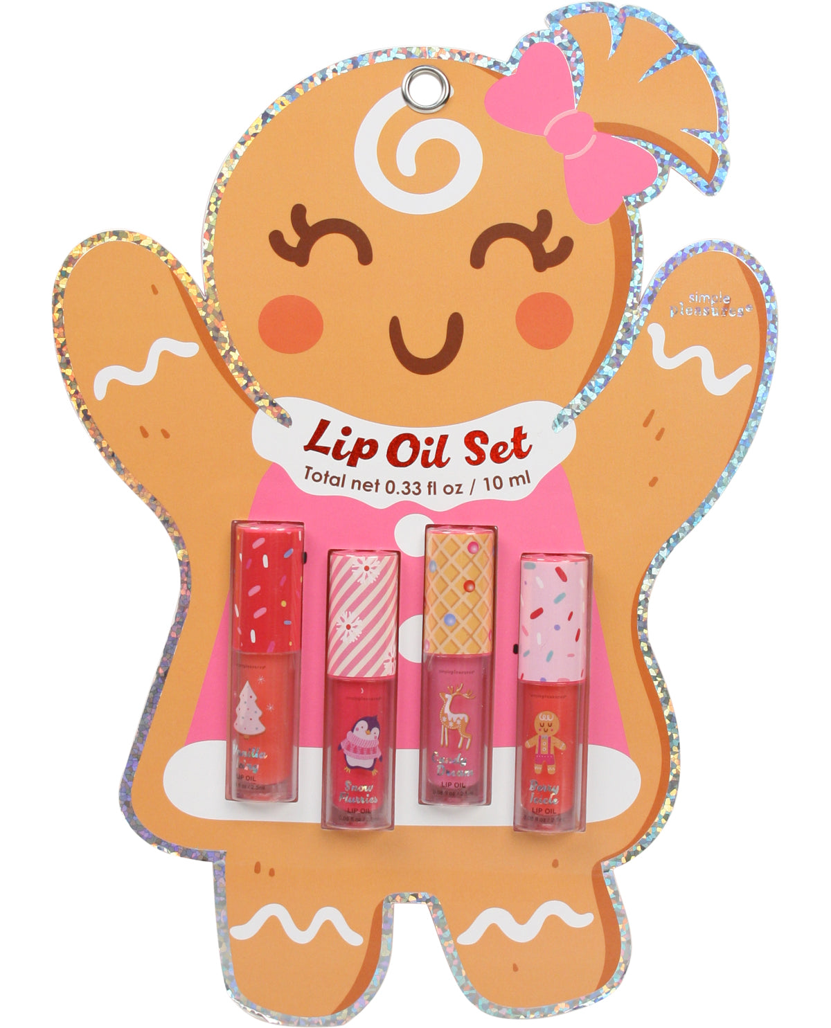 Gingerbread Lady Holiday Lip Oil Gift Set