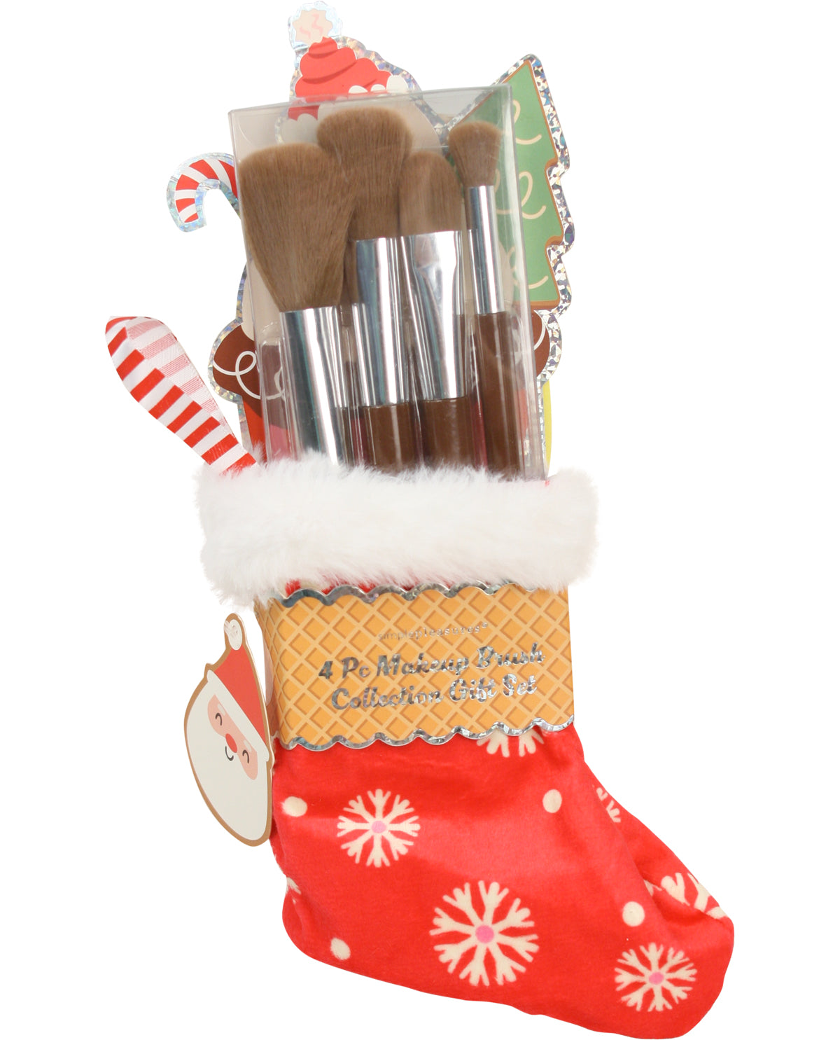 Hot Pink Stocking Make-Up Brush Collection Gift Set