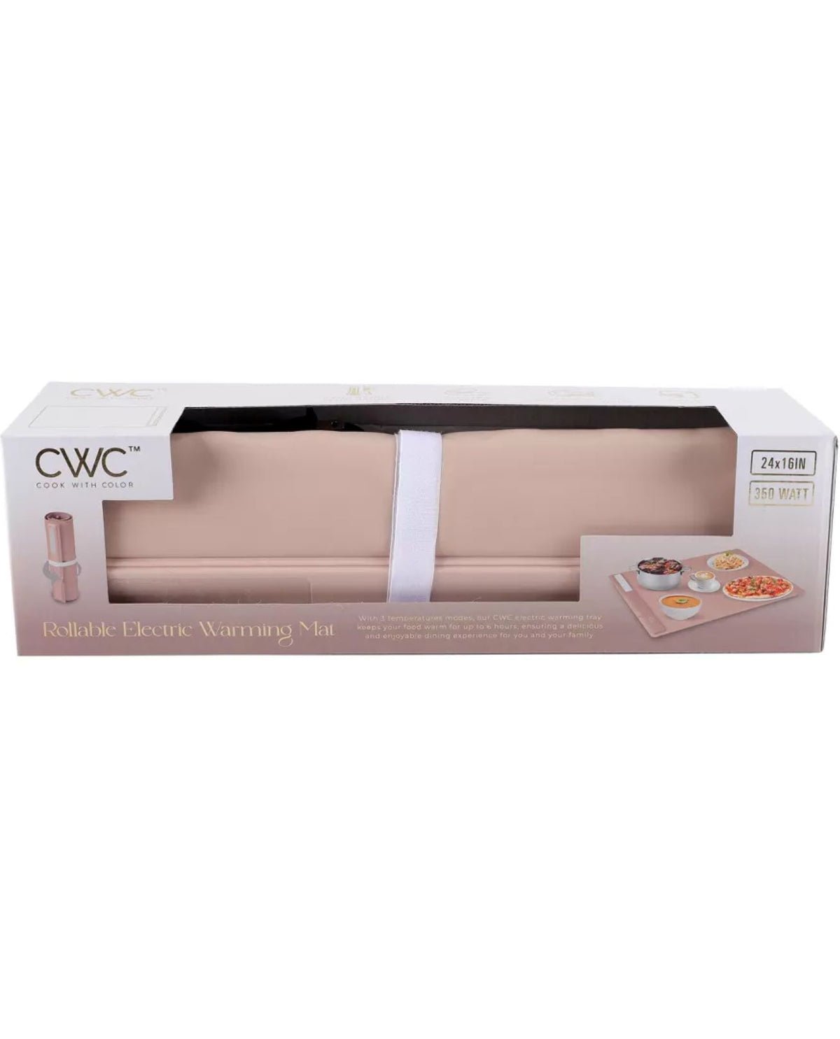 CWC Rose Silicone Food Warming Mat