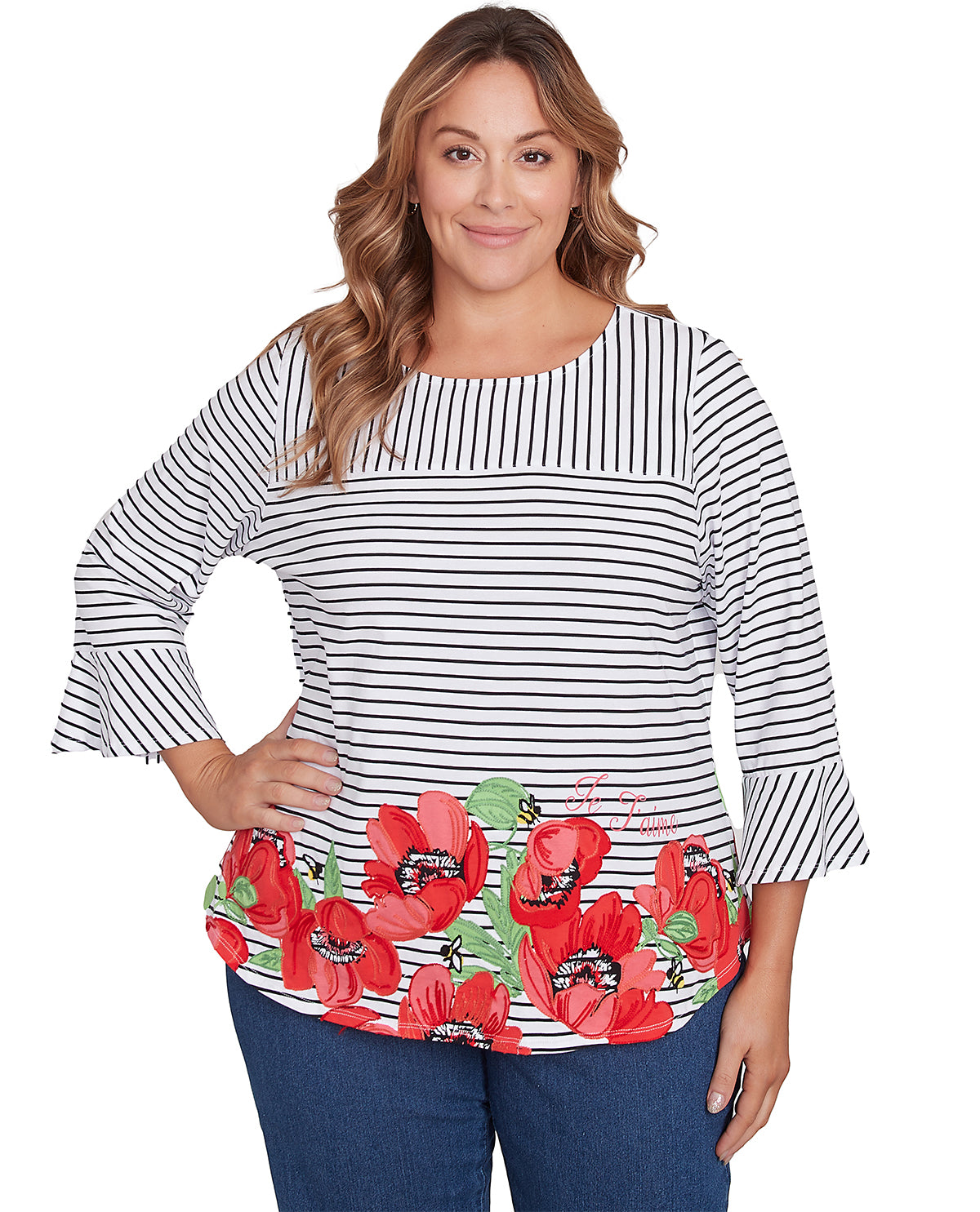 Ruby Road Womens Must Haves Poppy Knit Top