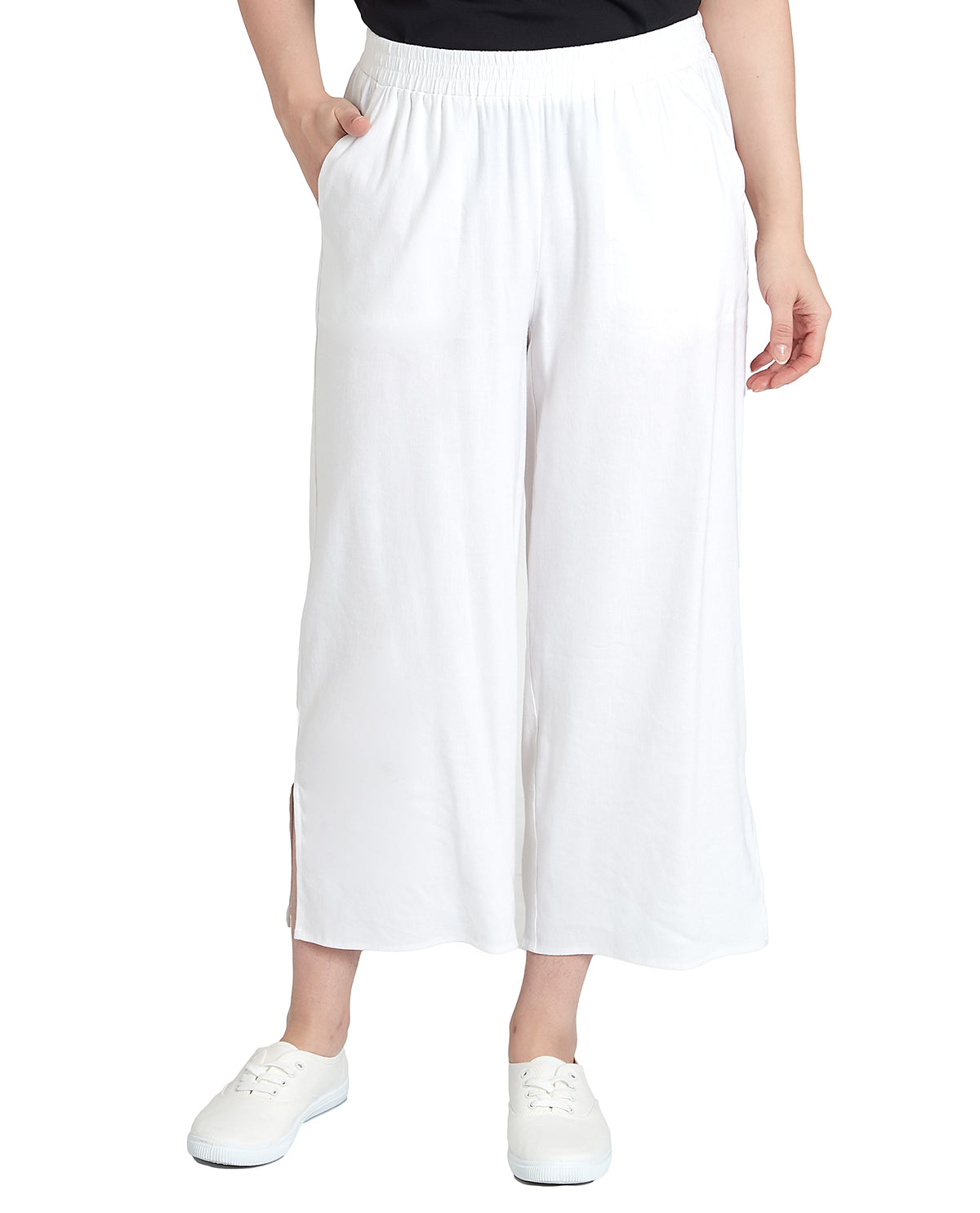 Ruby Road Tropical Splash Soft Linen Pant