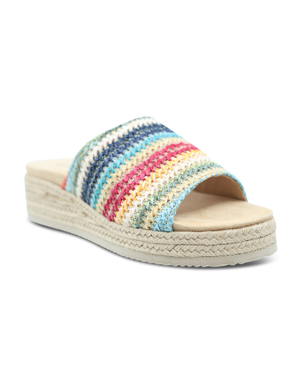 Aerocushion Sally Raffia Wedge Sandal